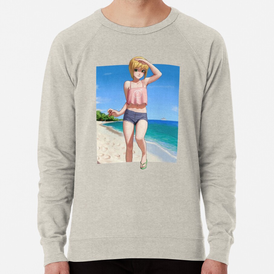 ssrcolightweight sweatshirtmensoatmeal heatherfrontsquare productx1000 bgf8f8f8 14 - Boku no Pico Store